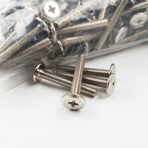 6mm 볼트 니켈 6x50 500EA 평볼트 가구 연결 조립 커넥팅