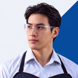 버추어 11329 보안경 작업용 산업용 UV차단 눈보호 실험실 목공 벌초