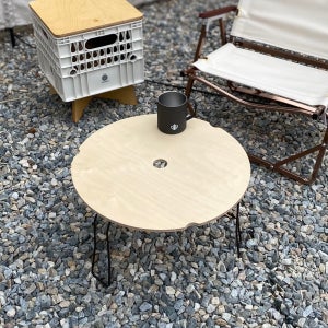 펜로즈 캠핑원형테이블 원형교자상 접이식테이블 피크닉