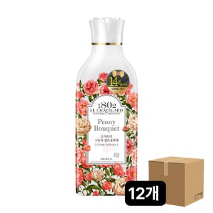 [본사배송] 르샤트라 고농축 섬유유연제 1LX1박스(12입) 피오니