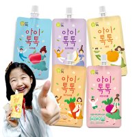 아이톡톡 과일즙 5가지맛 혼합세트 120ml 30포 사과 배 도라지 당근 비트 착즙주스