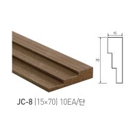 재현 하늘창 계단몰딩 마이너스몰딩 색상선택 랩핑 (2.4m) 10EA/단