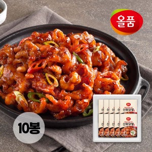 올품 신화 뼈없는 양념닭발 2kg (200g X 10봉) 무뼈 직화구이 냉동
