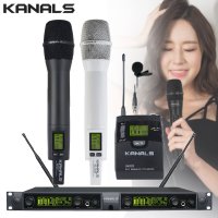 카날스 BK-3002 2채널 무선마이크 교회 행사 공연 강의용