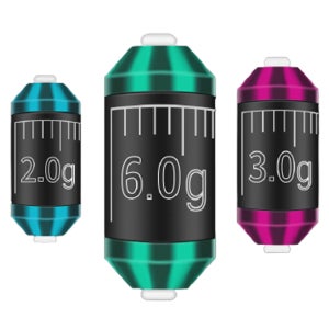 민물 편납봉돌 낚시 봉돌 납추 뽕돌 유동추 구멍추