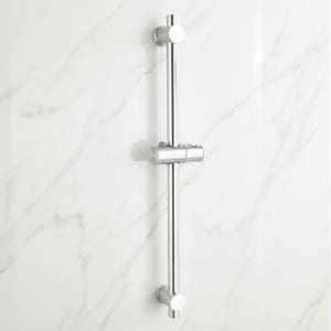 스테인리스 무광 샤워기 슬라이드바 750mm 샤워기 거치대 홀더 걸이 원형 SB01