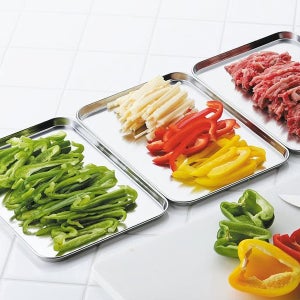 일본 시모무라 스텐 사각 트레이 쟁반 3개세트