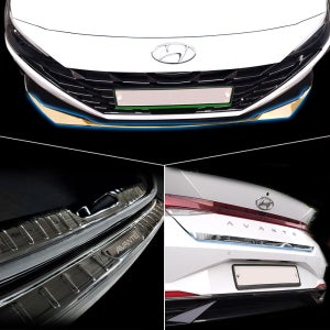 미켈라토 아반떼 CN7 튜닝 프론트 하단범퍼 가드 몰딩 가니쉬 튜닝