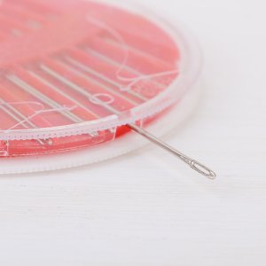 바느질 세트 바늘 반짇고리함 손바늘세트 가죽 공예 도구 롱 이불 셀프 수선 크기별 구성