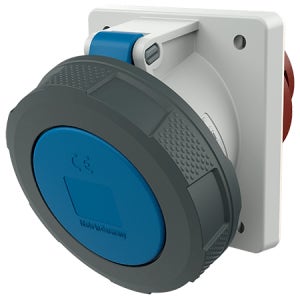 MENNEKES 2180A 산업용 판넬 소켓 [63A 3P 6h 230V IP67] TYP2180A 경사형