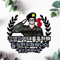 전역토퍼 제대토퍼 입대토퍼 군대토퍼 곰신 진급 선물 아들 남친 베레모 안경-에삐샵