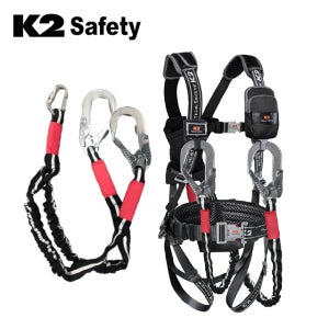 K2 전체식 안전벨트 KB-9503Y 더블죔줄 산업용 안전그네