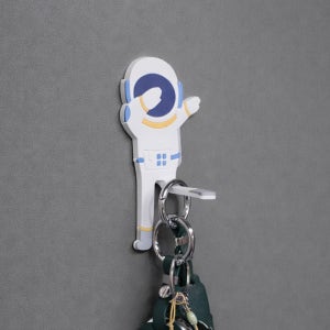 담앤드솜 자석 후크 현관 마스크 걸이 현관문 모자 열쇠 차키 고리 우주인 댑댑