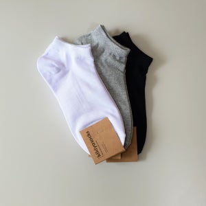 여성 무지 스니커즈 양말 10켤레 세트