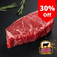 냉장 숙성 프라임급 블랙앵거스 채끝 등심 뉴욕 스트립 NY Strip, Striploin steak CAB 등급