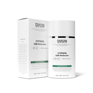 시바산 신제품 선크림 출시 사이프레스 UVA 리듀서 30ml - 문제성 피부 전용 자외선 차단제