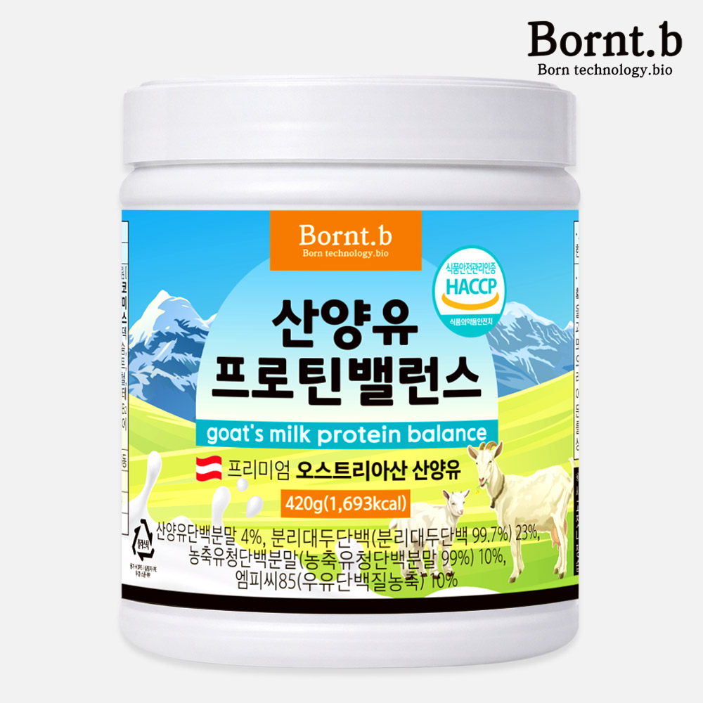 산양유 <b>단백질</b> <b>프로틴</b> 밸런스 <b>단백질</b>쉐이크 <b>보충제</b> 분말 420g