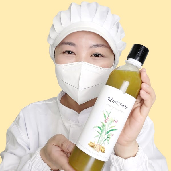 농부창고 생강청 220g 수제 국산 생강차