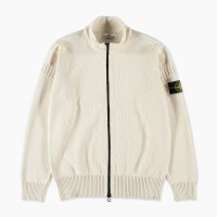 스톤아일랜드 와펜 풀 집 가디건 아이보리 21SS Stone Island Knitted Full Zip Sweater 7415508B6 V0093