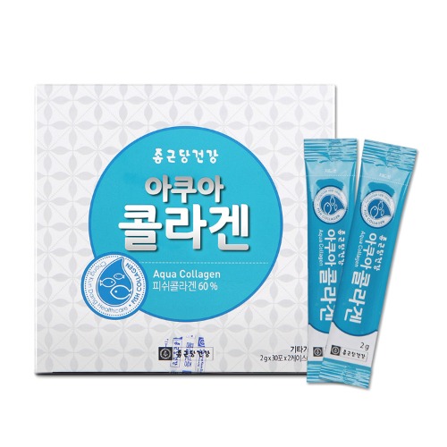 종근당건강 <b>아쿠아 콜라겐</b> 60포(2개월분)