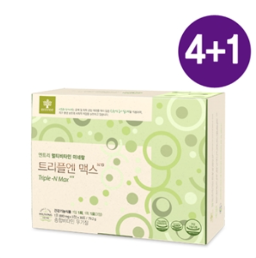 <b>엔트리</b> 트리플엔 맥스 4+1 / 24종 온가족 종합멀티비타민