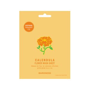 고보습 수분 피부 진정효과 약산성 관리 케어 솔루션 1일1팩 금잔화 마스크팩 시트 10매