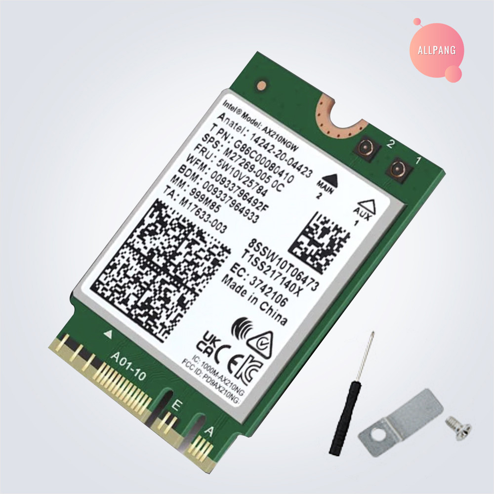 인텔 트라이밴드 AX210 NGW WiFi6E 블루투스 5.3 무선랜카드
