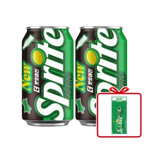 스프라이트 제로 CAN 350ml 24개 스프라이트 키캡키링 (옵션선택)