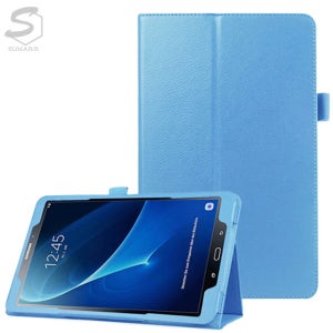 갤럭시탭A6 10.1 S-Pen P580 P585 컬러 스탠드 펜슬롯 가죽 플립 태블릿 케이스