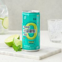 1am 0kcal 스파클링 캔 라임 210ml x 6개 / 제로칼로리 제로음료 제로탄산 무설탕