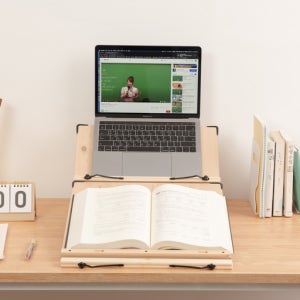 행복 알리미 2단필기 독서대40cm 각도조절 북스탠드 책거치대 단체선물