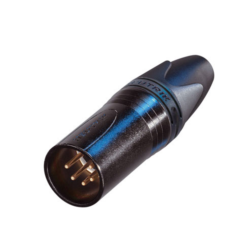 NEUTRIK 뉴트릭 NC5MXX-B 케논수 젠더 5핀 XLR 커넥터 블랙
