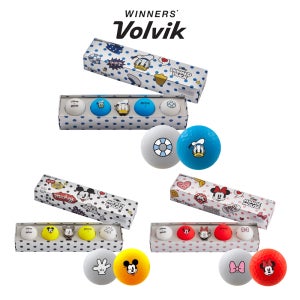 볼빅 비비드 디즈니 롱 4구 세트 골프공 [4구+볼마커]