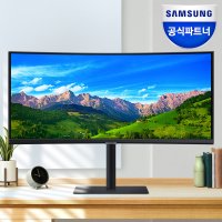 삼성전자 34인치 86.4cm WQHD S34A650 LS34A650UXKXKR 울트라와이드 100Hz 커브드 모니터 90W USB-C타입