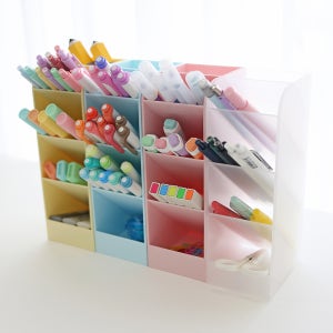 모모팝 데스크 스탠드 펜 수납함 연필꽂이