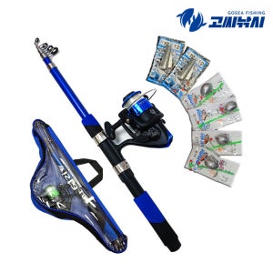 구멍치기 낚시대 입문용 원투 릴 낚시 세트