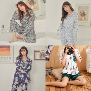 스윗 데이즈 데일리 셔츠 잠옷 홈웨어 상하세트 파자마 학생 중학생 여름 봄 가을