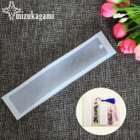 레진아트 DIY 재료 몰드 금형 1 pcs 공예 diy 투명 uv 수지 액체 실리콘 금형 직사각형 책갈피 diy 펜 던 트 매력에 대 한 수지 금형 쥬얼리 만들기