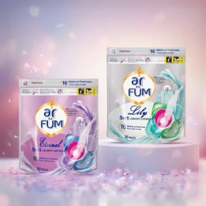 아로퓸 퍼퓸 캡슐세제 30개입x2개, 총 60개입 (퓨어블라썸+화이트릴리 )