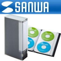 케이스 블랙 강원전자 SANWA 파일형 CD 보관함 72매 DVD