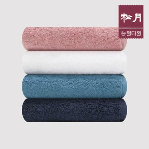 [송월타올] 도톰한 느낌의 부드러운 코마사 40수 파드레180 Face Towel