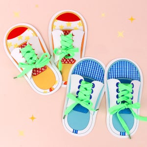 [미술샘 DIY 소근육 활동- 운동화 꾸미기 한쌍] 초등 유치원 어린이집 생활도구 만들기