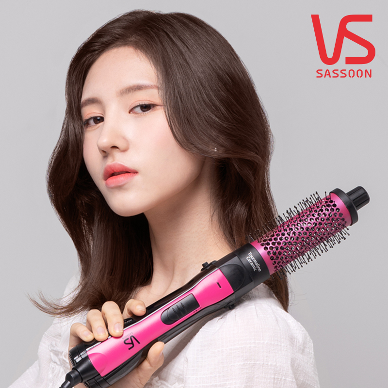 비달사순 고데기 롤 스타일러 웨이브 헤어 에어 브러쉬 볼륨 고데기 빗 드라이기 VSAS80PIK