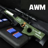 너프건 저격총 에땁 AWM 과녁 포함 스나이퍼 러프건 롱스트라이크 너프 따발총