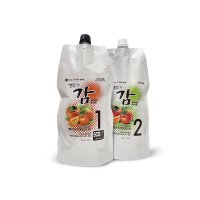 (새치전용 500g) 젤존 감 트리트먼트 컬러크림 4가지 색상 건강한 새치 염모제 염색약 식물성 칼라크림 감염색 닥터한스