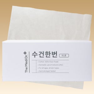 더메디닥터 순면페이스타올 일회용수건 100매