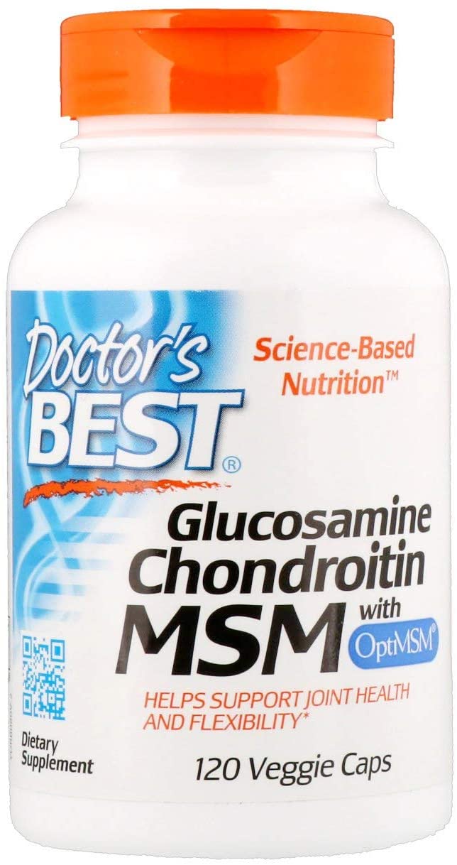 닥터스베스트 Doctor’s Best Glucosamine Chondroitin <b>Msm</b> <b>with</b> <b>OptiMSM</b>
