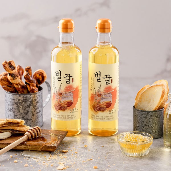 산내들농원 사양벌꿀 1kg 2병 아카시아 대용량