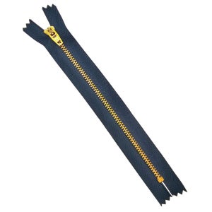 7인치 청바지 지퍼 바지지퍼 7iinch청바지수선 (네이비)