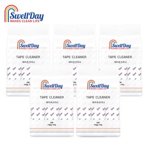 스웰데이 사선컷팅 돌돌이 테이프 클크리너 먼지제거 60회 리필 15롤